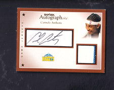 2003-04 SkyBox Autographics Autographs Patches #CA Carmelo Anthony RC 11/25