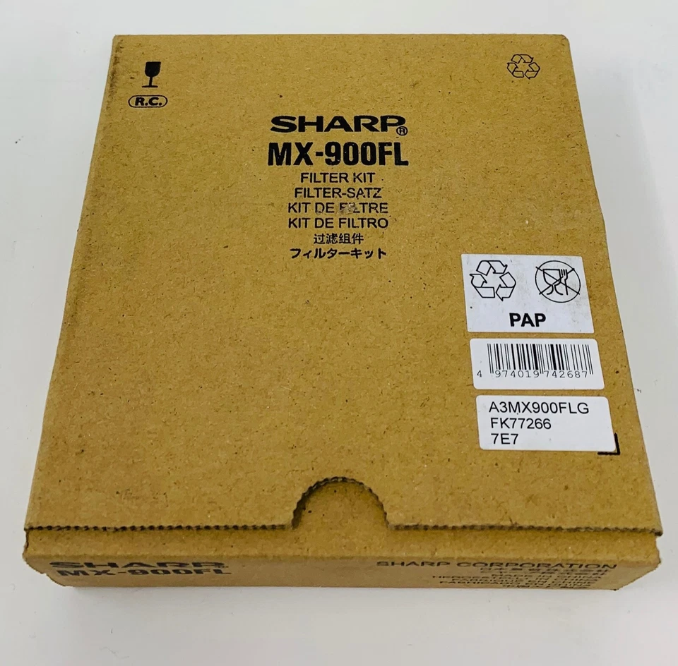 Sharp MX-900FL Filtro Original Filter Kit Para Sharp MX-M904/MX-M905 - Imagen 1 de 1
