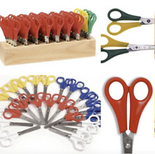Children’s School Scissors Right & Left Handed 32 Pair Classpack Storage Block