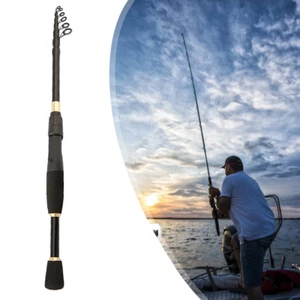 Carbon Fiber Pole Ultra-short Telescopic Spinning Casting Fishing Rod - Picture 1 of 16