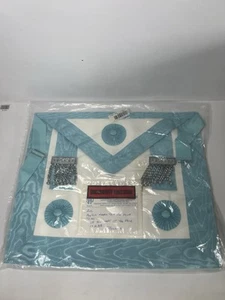 Master Mason's Apron Blue - Brand New - Sealed - Picture 1 of 14