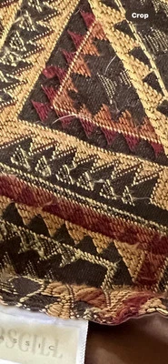 CROSCILL ARIZONA SOUTHWESTERN AZTEC STRAW CLAY QUEEN COMFORTER - Image 1 of 4