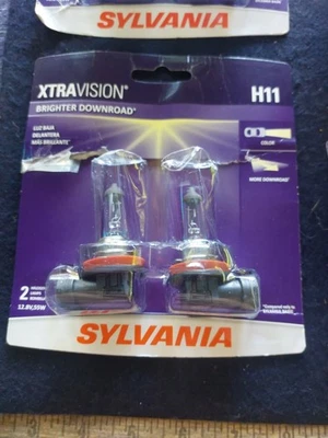 Bombillas de faros Sylvania XTRAVISION H11 12,8 V 55 W halógenas más brillantes para carretera Foto 1 de 4