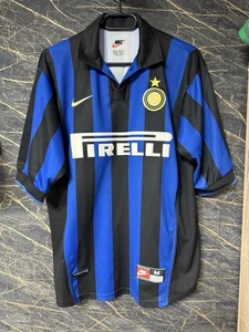 Nike Inter Mailand 1998/99 Heimtrikot Nummer 9 Ronaldo Original - Bild 1 von 6