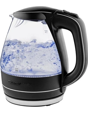 Electric Kettle, 1.5L Borosilicate Glass Countertop Water Heater Boiler Coffee - Image 1 of 4
