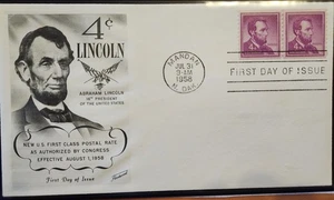 UNITED STATES Scott 1058 Unaddressed First Day Cover, Fleetwood Cachet - Picture 1 of 1