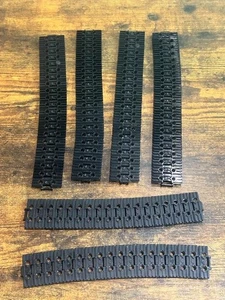 LEGO BULK LOT 120 BLACK TECHNIC LINK TREAD WIDE 2 PIN HOLES 57518 - Picture 1 of 5