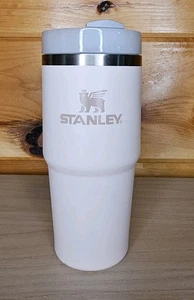 Stanley 14 Unzen Becher Hellrosa mit Deckel mit Strohhalm Öffnung Reise Kaffee, Tee  - Bild 1 von 13