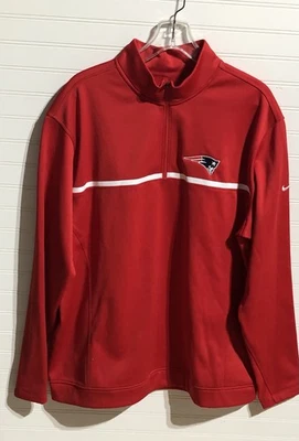 Pulôver masculino New England Patriots Nike Golf Tour Performance vermelho ajuste térmico G - Imagem 1 de 4