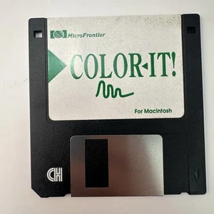 MicroFrontier Macintosh Color-It! Image Editor Software on Floppy Disk 1993 - Picture 1 of 2