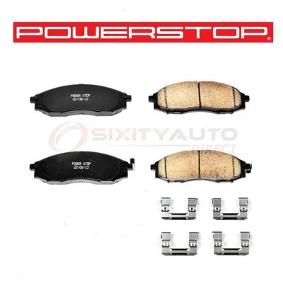 PowerStop Front Disc Brake Pad & Hardware Kit for 2000-2004 Nissan Xterra - rq Foto 1 de 4