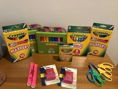 Lot Of School Supplies 14 Items - Image 1 of 2