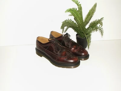 Dr. Martens 3989 cherry arcadia leather brogues shoes uk 10 eu 45 us 11 (d1870) - Image 1 of 4