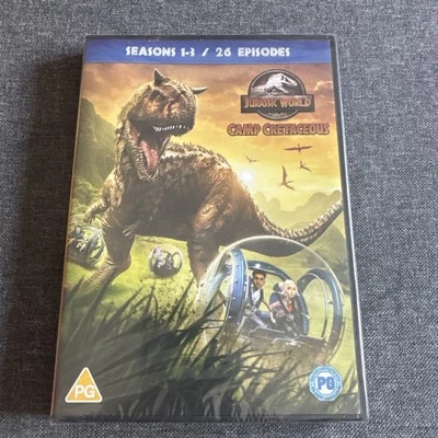 Jurassic World: Camp Cretaceous Seasons 1-3 NEW SEALED DVD - Image 1 of 2