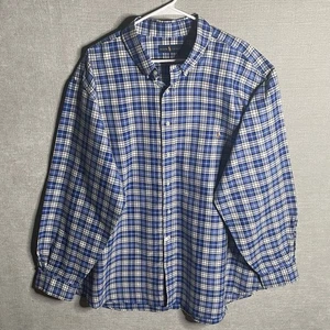 Ralph Lauren Hemd Herren Langarm 2XB Button Down Classic Fit blau kariert - Bild 1 von 7