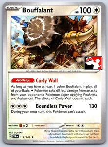 Bouffalant - Prize Pack Series 7 - Stellar Crown Pokemon Card NM - Picture 1 of 2