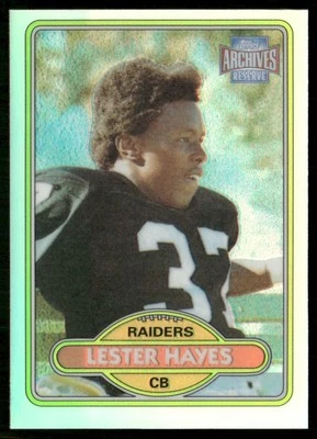 2001 Topps Archives Reserve Refractor Reprint Lester Hayes #195 - Image 1 of 2