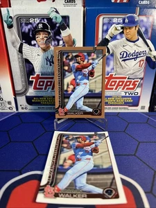 2025 Topps Series 2 Jordan Walker #485 Gold /2025 St. Louis Cardinals - Picture 1 of 5