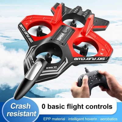 Aircraft Four Axle Fighter Wrestle Resistant Aerial Children Model Airplane Gift - Image 1 of 4