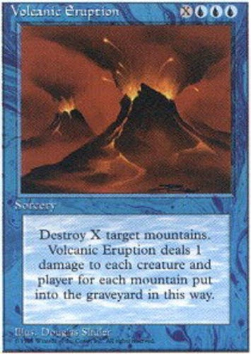 FBB Korean Volcanic Eruption ~ Moderately Played 4th Edition Fourth Foreign Blac - Image 1 of 1