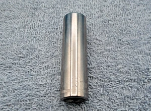 Craftsman 13 mm x 3/8 Zoll Antrieb 6 Punkt tiefe Steckschlüssel 44429 invertiert G1 Made in USA - Bild 1 von 6