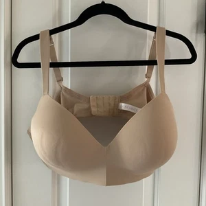 CACIQUE Nude Lightly Lined T-Shirt No Wire Bra Size 42D NWOT - Picture 1 of 9