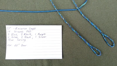 D97/"Fast Flight" Flemish Twist Bow String - PRE-MADE, ready to ship - Image 1 of 2