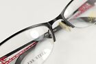 APPLE BOTTOMS AB700-2  Black 53-17-135 S/Steel Semi Rimless Eyeglass Frames E54