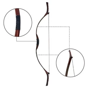 Handmade Traditional Longbow Recurve Bow Horse Riding Archery Korea Hunting Bow - Picture 1 of 8