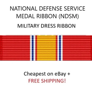 National Defense Service Medal (Ribbon) NDSM - OFFICIAL ISSUE - Picture 1 of 1