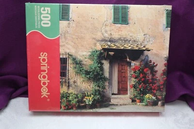 Springbok Doorway To Tuscany 500 Piece Puzzle NEW SEALED - Image 1 of 4