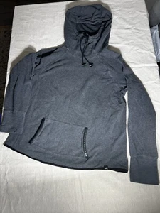 Marc New York performance hoodie grey with black leather trim. Size XL. - Picture 1 of 5