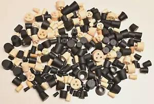 Lot of 273 Rubber Stoppers for Test Tube/Flask Various Sizes Fisherbrand? ~6 lbs - Picture 1 of 7