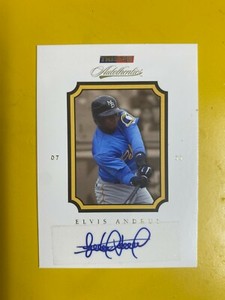 D36033  2007 TRISTAR Autothentics Autographs #32 Elvis Andrus