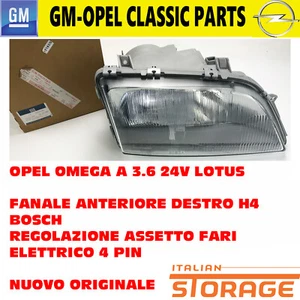 Opel Omega A 3.6 24V Lotus Front Right Headlight H4 New Original 1216375 - Picture 1 of 2