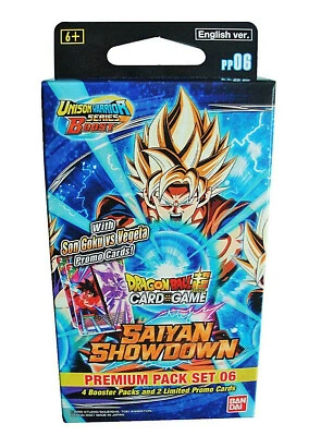 Premium Pack Set BE06 SAIYAN SHOWDOWN Dragonball Super Card Game Englisch NEU ! - Bild 1 von 3