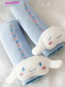 Juego de 2 lindas almohadillas protectoras suaves para cinturón de seguridad de auto Cinnamoroll - Imagen 1 de 5