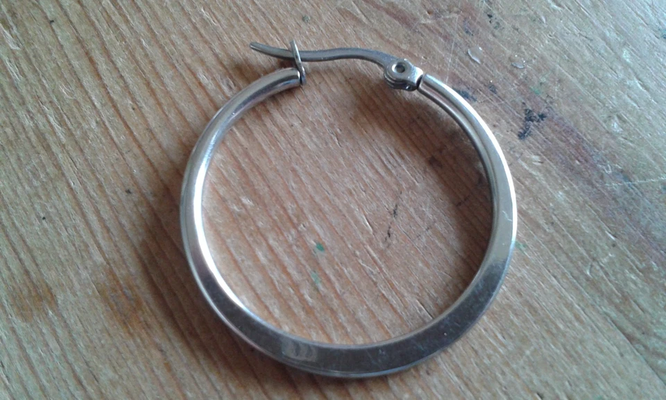 Usato - Pendente Argento - 1/2 Paio Con Forma Da Cerchio - Item For Collectors - Immagine 1 di 1