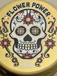 Vegas Golden Knights Flower Power Día de Muertos Sugar Skull Puck T-Mobile RARO - Imagen 1 de 6
