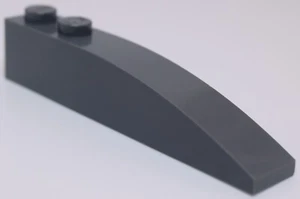 Lego 8x Gris Azulado Oscuro Pendiente Curvada 6 x 1 - Imagen 1 de 1