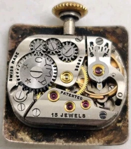 Vintage Cyma Tavannes Cal. 434 15 jewel watch movement Runs For Repair  - Picture 1 of 5
