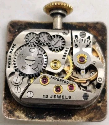 Vintage Cyma Tavannes Cal. 434 15 jewel watch movement Runs For Repair  - Image 1 of 4