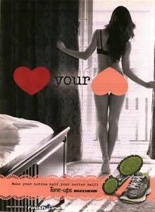 2010 PRINT AD - SKECHERS TONE-UPS SHOE AD - LOVE YOUR BUTT BOTTOM HALF - Bild 1 von 1