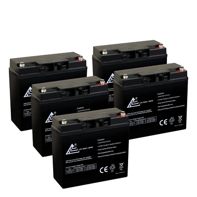 ExpertBattery - 5 packs of 6_DZM-20 Replacement SLA AGM Rechargeable Batteries - Image 1 of 4