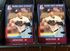 Justin Foscue 2023 Round Rock Express #10 Texas Rangers Rookie (RC) Choice