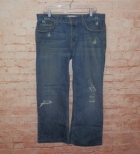 Juicy Couture Jeans Men's Size 36 Hemmed Cuff Distressed USA Jeans Pants 2282