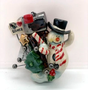 Neu im Karton Nordpol Platz Ornament DORR EDDY Anlässe Schneemann Santa Post Weihnachten - Bild 1 von 3