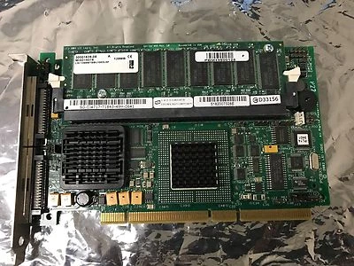 LSI Logic PCBX518-B1 MegaRAID Raid SCSI Controller w/ 128MB RAM Cache - Image 1 of 4