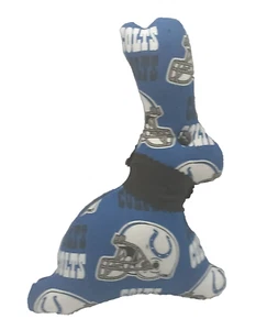 Papá's Hopper Hecho a Mano Deporte Peluche Conejo Indianapolis Colts 9" - Imagen 1 de 2