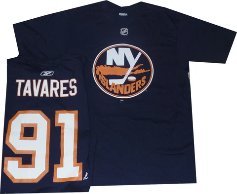 John Tavares New York Islanders Navy Reebok Mens Shirt New tags Clearance Cover